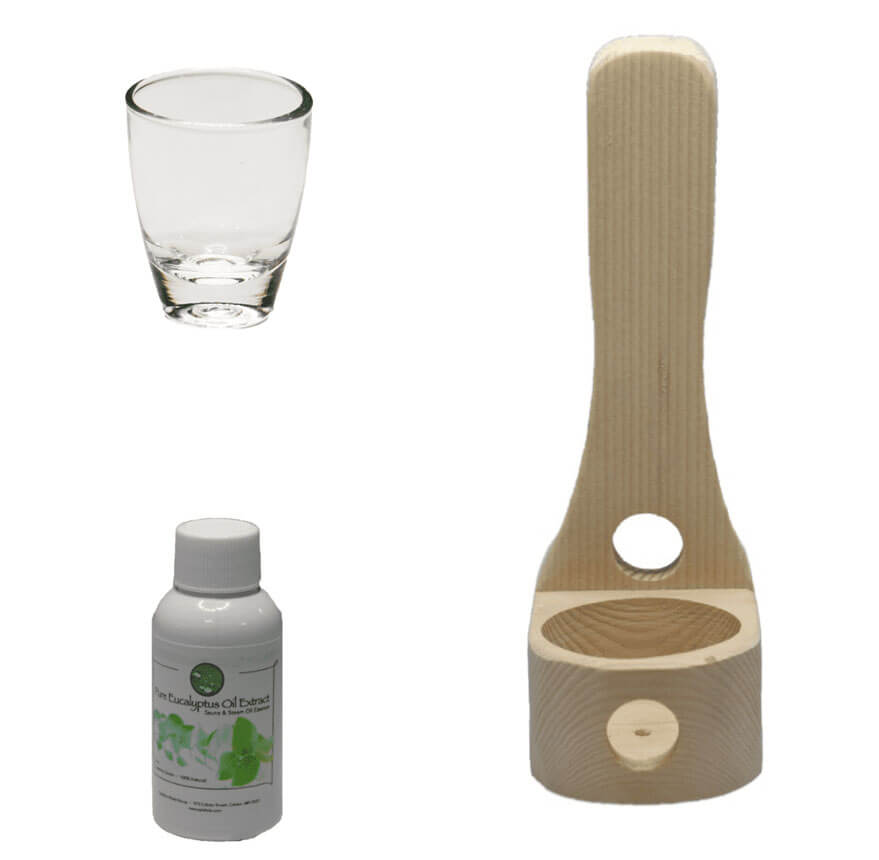 Infrared Fragrance Kit: Holder & 2 Oz. Eucalyptus Fragrance